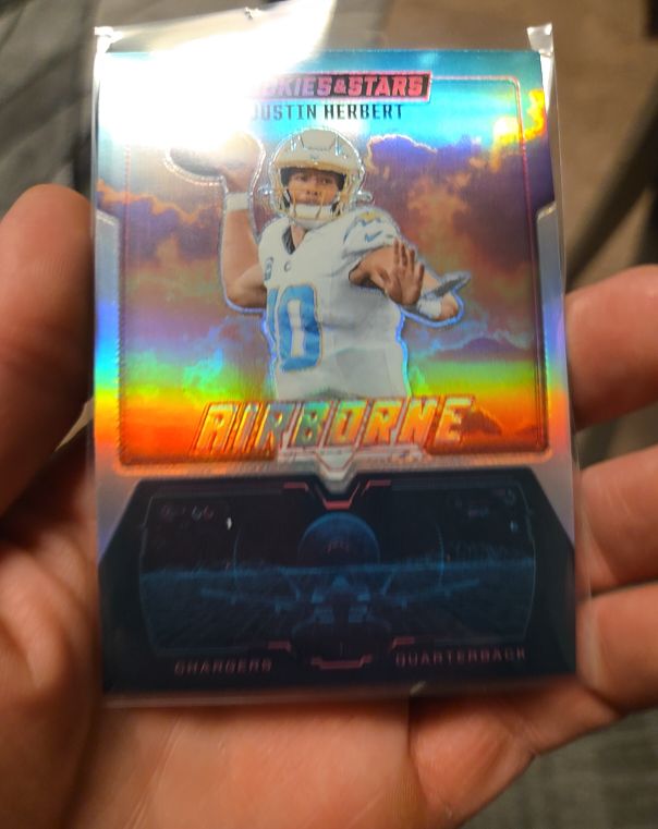 2025 Panini Rookies & Stars Airborne #Justin Herbert — front