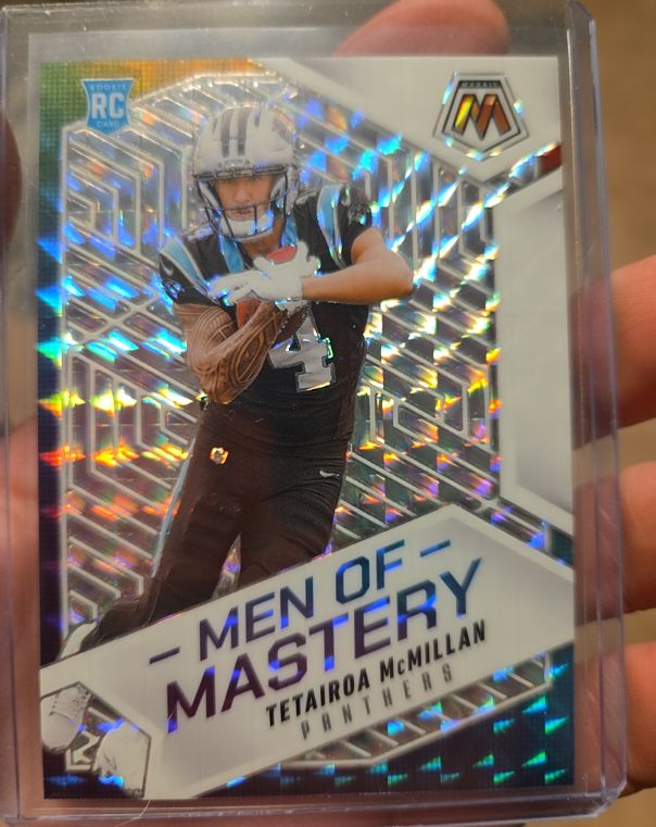 2025 Panini Mosaic #19 Tetairoa McMillan Men of Mastery — front