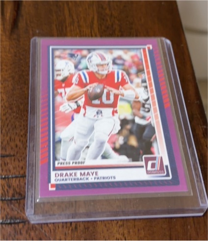 2025 Panini Donruss #58 Drake Maye — front