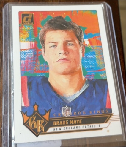2024 Donruss #3 Drake Maye Gridiron Kings Rookie RC Patriots — front