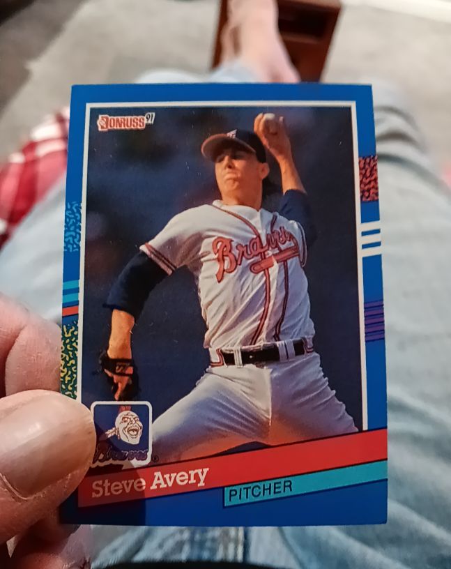1991 Donruss #187 Steve Avery — front