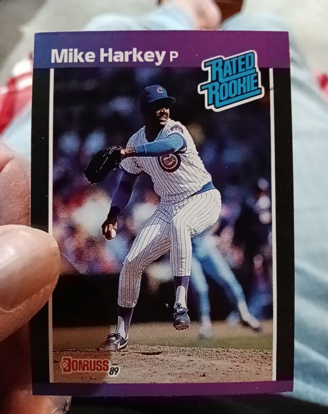 1989 Donruss #43 Mike Harkey — front