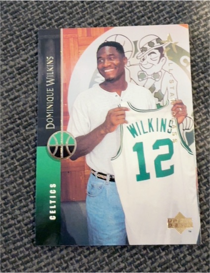 1994-95 Upper Deck #146 Dominique Wilkins Boston Celtics — front