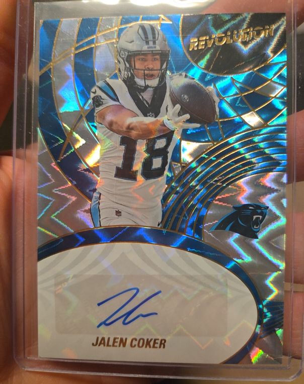 2025 Panini Revolution Impact Autograph #AGN-JCO Jalen Coker — front