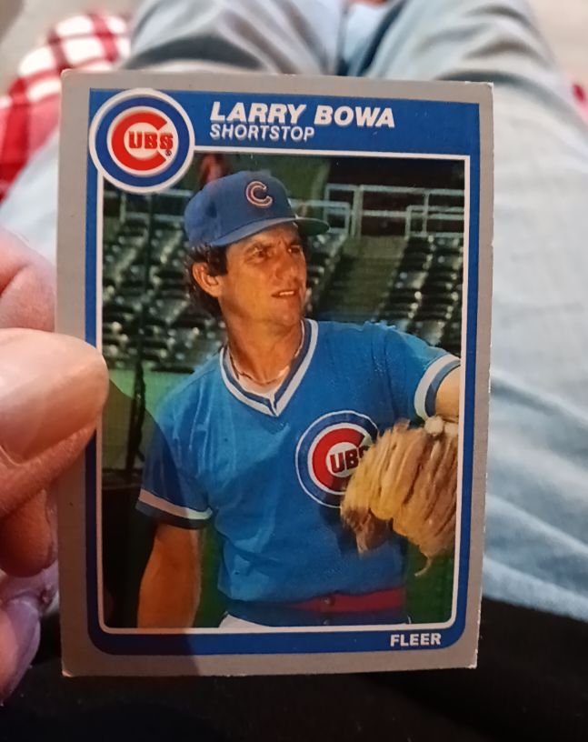 1985 Fleer #50 Larry Bowa — front