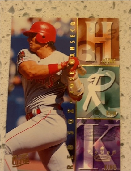 1995 Fleer Ultra Home Run Kings #4 Jose Canseco — front