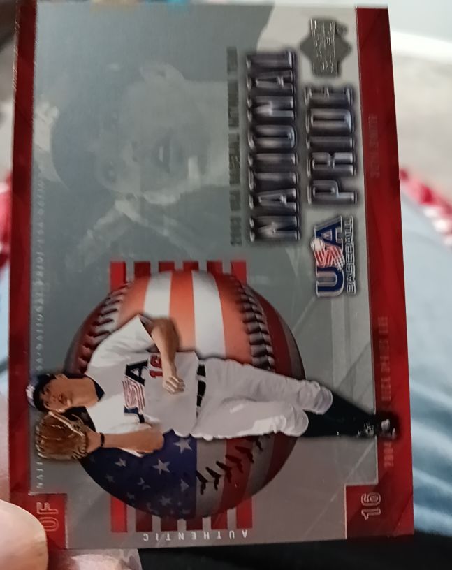 2004 Upper Deck National Pride #USA5 Justin Verlander — front