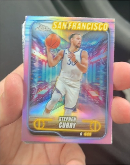 2024-25 Topps Chrome #187 Stephen Curry — front