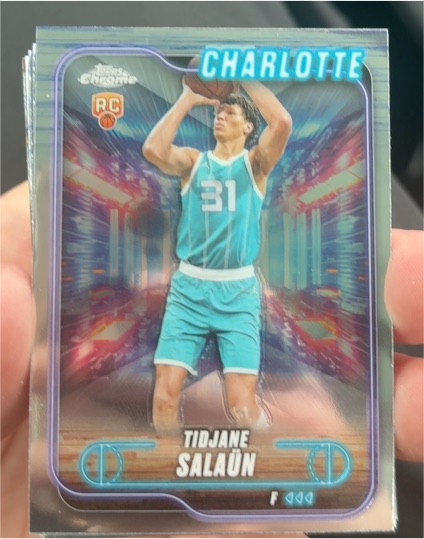 2024-25 Topps Chrome #148 Tidjane Salaün — front