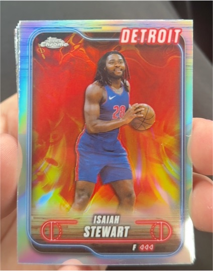 2024-25 Topps Chrome #116 Isaiah Stewart — front