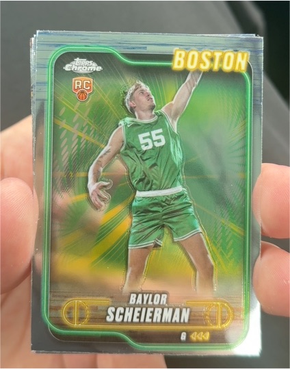 2024-25 Topps Chrome #143 Baylor Scheierman — front