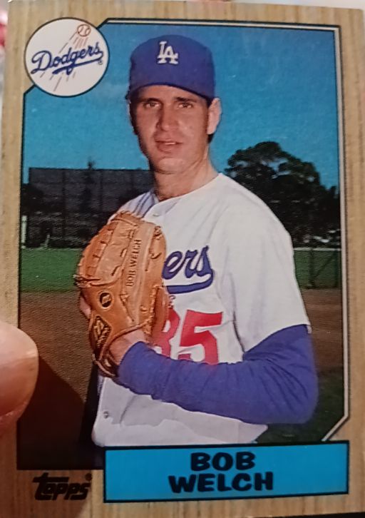 1987 Topps #328 Bob Welch — front