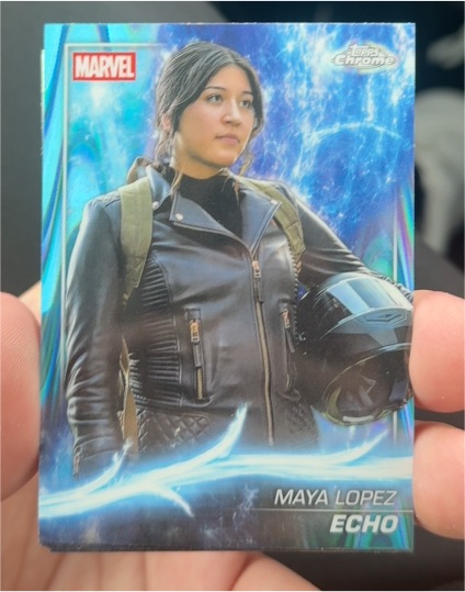 2025 Topps Chrome Marvel Studios #160 Maya Lopez Echo — front