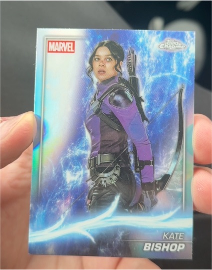 2025 Topps Chrome Marvel Studios #128 Kate Bishop — front