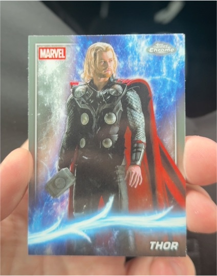 2025 Topps Chrome Marvel Studios #10 Thor — front