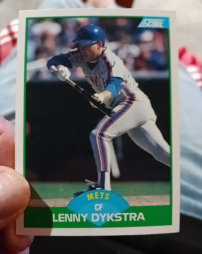 1989 Score #84 Lenny Dykstra — front