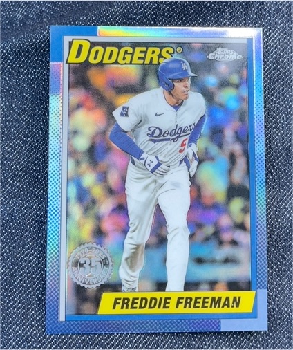 2025 Topps Chrome Update #90CU-6 Freddie Freeman — front