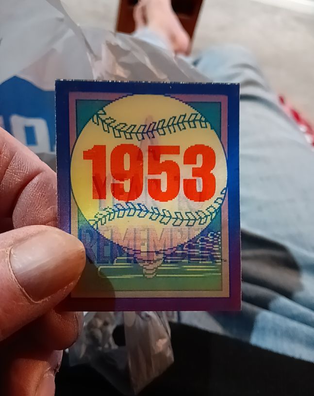1989 Score A Year to Remember Inserts 1953 #22 — front