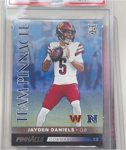 2024 Panini Encore Team Pinnacle #13 Jayden Daniels — front