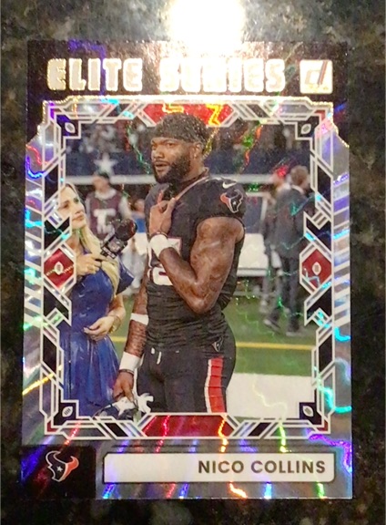 2025 Panini Donruss #TES-NCO Nico Collins Elite Series Houston Texans — front