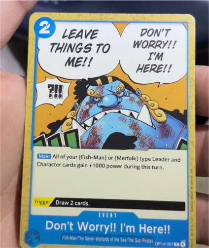 One Piece TCG OP14-057 Don't Worry!! I'm Here!! — front