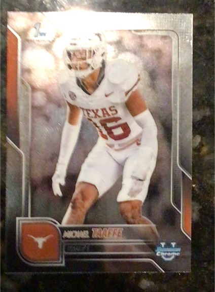 2025 Bowman University Chrome #100 Michael Taaffe — front