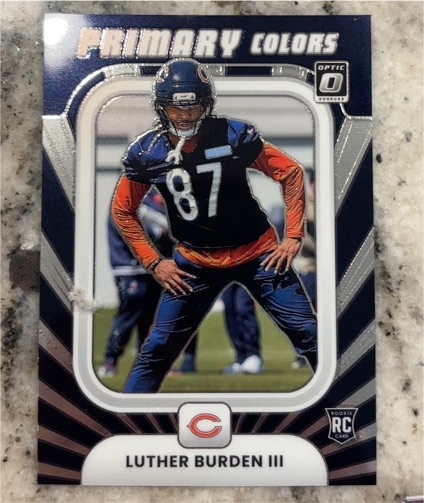 2025 Donruss Optic #6 Luther Burden III Primary Colors — front
