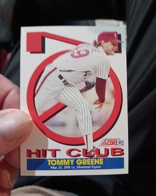 1992 Score #426 Tommy Greene — front