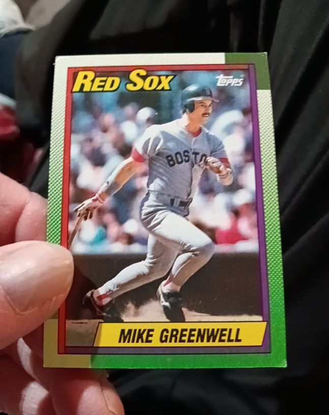 1990 Topps #70 Mike Greenwell — front