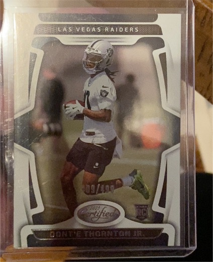 2025 Panini Certified #163 Donte Thornton Jr. — front