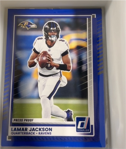 2025 Panini Donruss #102 Lamar Jackson — front