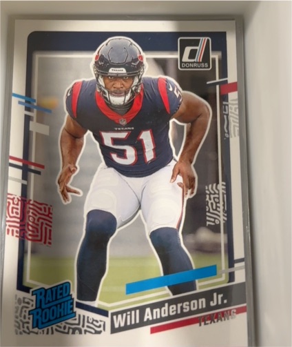 2023 Donruss #342 Will Anderson Jr. — front