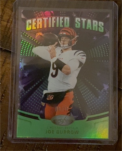 2025 Panini Certified #CST-JBW Joe Burrow — front