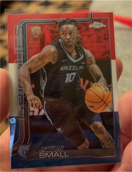 2025-26 Topps Chrome #299 Javon Small — front
