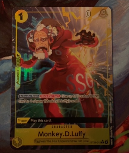 One Piece Card Game ST29-012 Monkey.D.Luffy — front