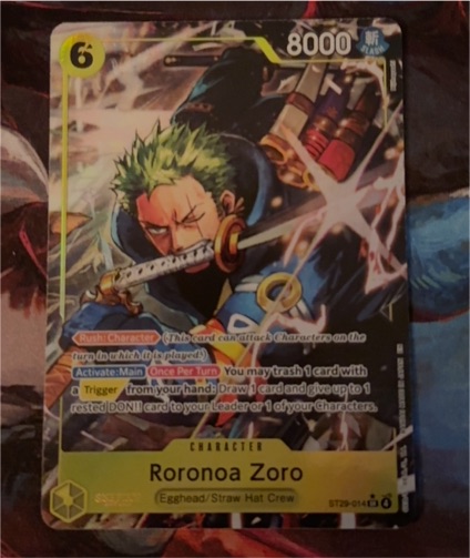 One Piece Starter Deck 29 Egghead #ST29-014 Roronoa Zoro — front