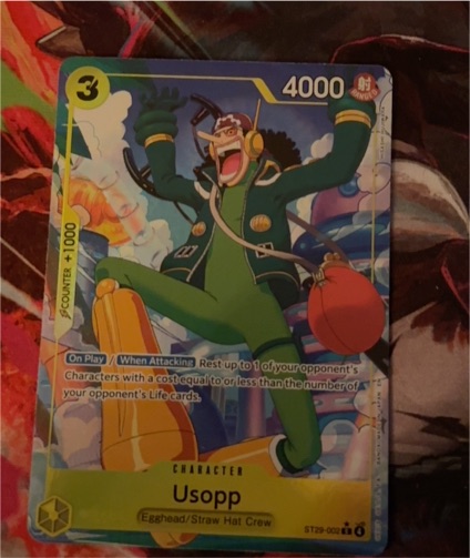 One Piece Card Game 2023 ST29-002 Usopp — front