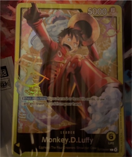 2026 One Piece TCG ST29-001 Monkey.D.Luffy — front