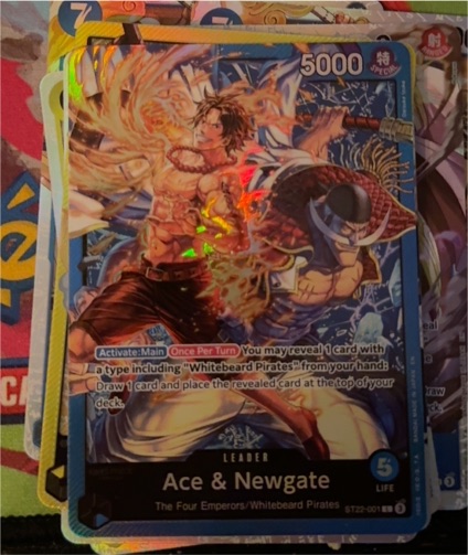 One Piece TCG 2022 ST22-001 Ace & Newgate — front