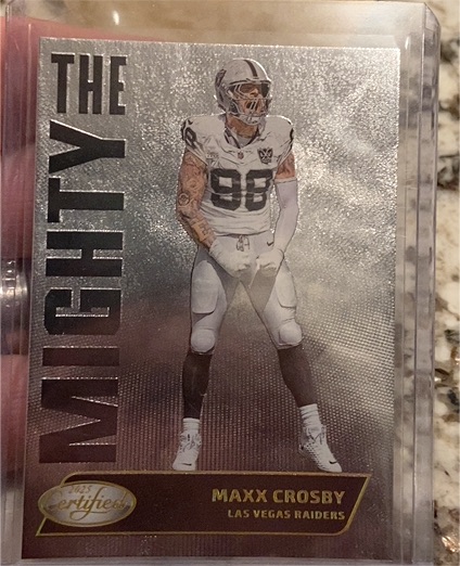 2023 Panini Certified The Mighty Maxx Crosby — front