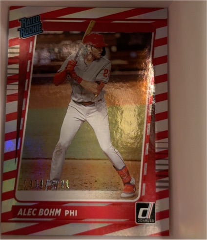 2021 Donruss #35 Alec Bohm — front