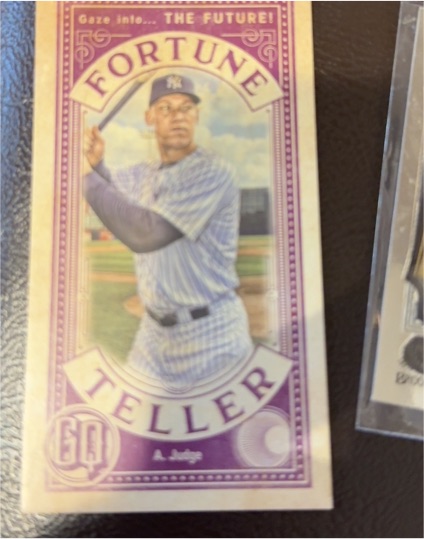 2019 Topps Gypsy Queen Fortune Teller Mini #FTM-AJ Aaron Judge — front