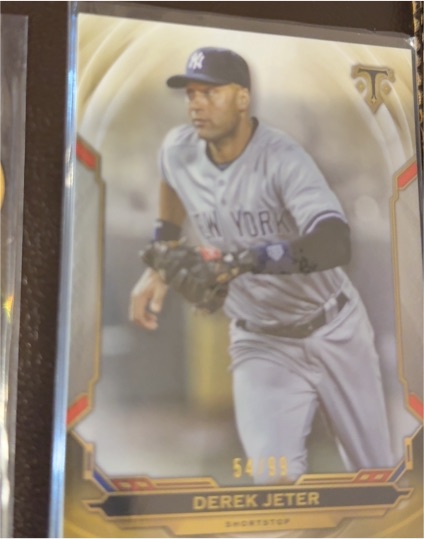 2019 Topps Triple Threads #31 Derek Jeter — front