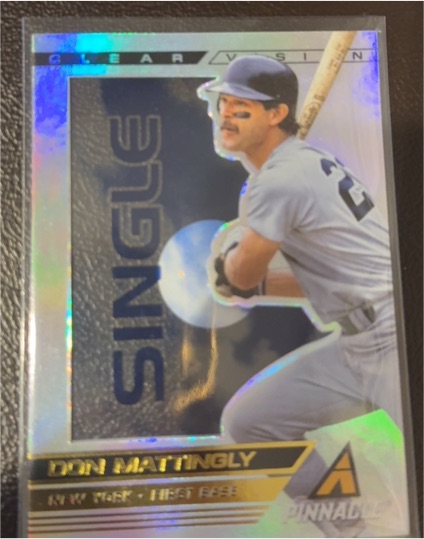 2013 Panini Pinnacle Clear Vision Single #CV73 Don Mattingly — front