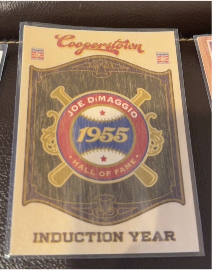 2012 Panini Cooperstown Induction Year Joe DiMaggio — front