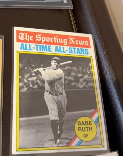 1976 Topps #345 Babe Ruth — front