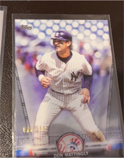 2018 Topps Salute #TS-27 Don Mattingly — front