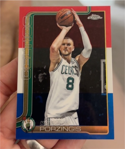 2025-26 Topps Chrome #41 Kristaps Porzingis — front
