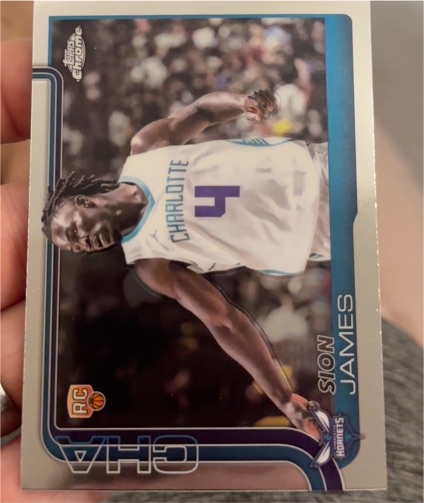 2025-26 Topps Chrome #283 Sion James — front