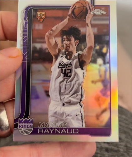 2025-26 Topps Chrome #293 Maxime Raynaud — front
